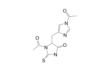 1-ACETYL-5-{[1'-ACETYL-1'H-IMIDAZOL-4'(5')-YL]-METHYL}-2-THIOXOIMIDAZOLIDIN-4-ONE