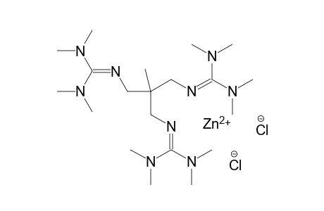 Dichloro{1,1,1-tris(2N-(1,1,3,3-tetramethylguanidino)methyl)-ethan}zinc(II)
