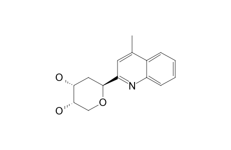 2-(2'-DEOXY-beta-D-RIBOPYRANOSYL)-4-METHYLQUINOLINE