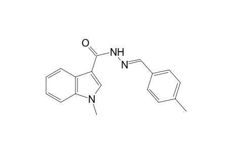 1-methylindole-3-carboxylic acid, (p-methylbenzylidene)hydrazide