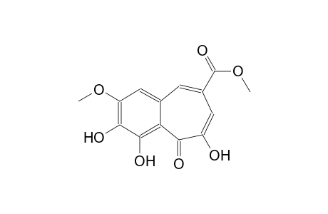 5H-benzo[a]cycloheptene-8-carboxylic acid, 3,4,6-trihydroxy-2-methoxy-5-oxo-, methyl ester