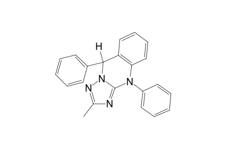 2-methyl-5,10-Diphenyl-5,10-dihydro[1,2,4]triazolo[5,1-b]quinazoline