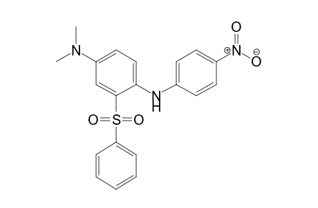 1,4-Benzenediamine, N4,N4-dimethyl-N1-(4-nitrophenyl)-2-(phenylsulfonyl)-