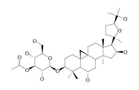 ASTRAVERRUCIN-III;3-O-BETA-D-(3'-O-ACETYL)-GLUCOPYRANOSYL-CYClOASTRAGENOL