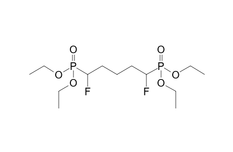 1,5-bis(diethoxyphosphoryl)-1,5-bis(fluoranyl)pentane