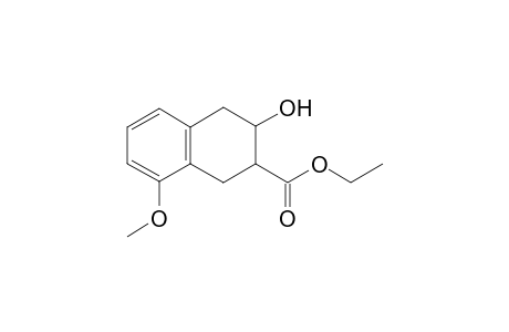 2-Naphthalenecarboxylic acid, 1,2,3,4-tetrahydro-3-hydroxy-8-methoxy-, ethyl ester