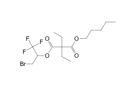 Diethylmalonic acid, 1-bromo-3,3,3-trifluoroprop-2-yl pentyl ester