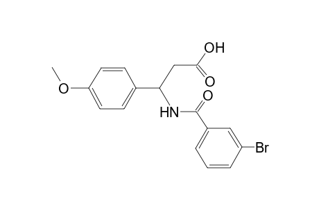 3-[(3-bromobenzoyl)amino]-3-(4-methoxyphenyl)propanoic acid