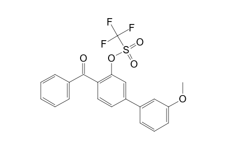 4-Benzoyl-3'-methoxybiphenyl-3-yl Trifluoromethanesulfonate