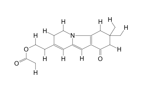 1-OXO-3,3-DIMETHYL-8-(BETA-ACETOXYETHYL)-1,2,3,4,6,7-HEXAHYDROBENZ[B]INDOLIZINE