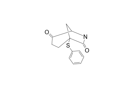 1-(PHENYLTHIO)-6-AZABICYCLO-[3.2.1]-OCTANE-4,7-DIONE