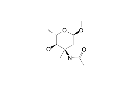METHYL-3-ACETYLAMINO-2,3,6-TRIDEOXY-3-C-METHYL-ALPHA-L-RIBO-HEXOPYRANOSIDE