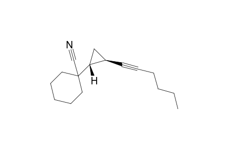 1-[(1R,2R)-2-hex-1-ynylcyclopropyl]cyclohexanecarbonitrile