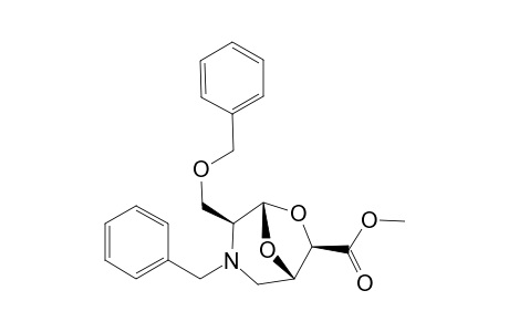 Methyl 3-benzyl-2-(benzyloxymethyl)-7,8-dioxa-3-azabicyclo[3.2.1]octane-6-acrboxylate