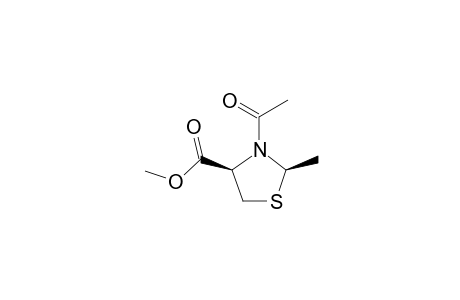 (2R,4R)-N-Acetyl-2-methylthiazolindine-4-carboxylic acid methyl ester