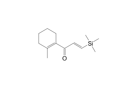 2-Propen-1-one, 1-(2-methyl-1-cyclohexen-1-yl)-3-(trimethylsilyl)-, (E)-