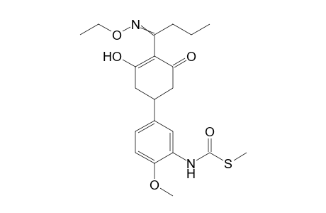 Carbamothioic acid, [5-[4-[1-(ethoxyimino)butyl]-3-hydroxy-5-oxo-3-cyclohexen-1-yl]-2-methoxyphenyl]-, S-methyl ester