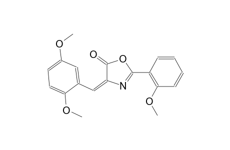 5(4H)-oxazolone, 4-[(2,5-dimethoxyphenyl)methylene]-2-(2-methoxyphenyl)-, (4E)-