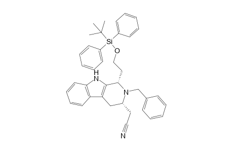 (1S,3S)-2-Benzyl-3-cyanomethyl-1-[2-(tert-butyldiphenylsilyloxy)ethyl]-2,3,4,9-tetrahydro-1H-pyrido[3,4-b]indole