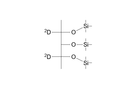 Pentitol-2,4-D2, 1,5-didesoxy-tris-O-(trimethylsilyl)-