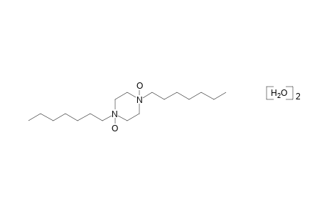 1,4-diheptylpiperazine, 1,4-dioxide, dihydrate