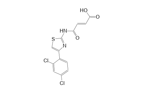 (2E)-4-{[4-(2,4-dichlorophenyl)-1,3-thiazol-2-yl]amino}-4-oxo-2-butenoic acid
