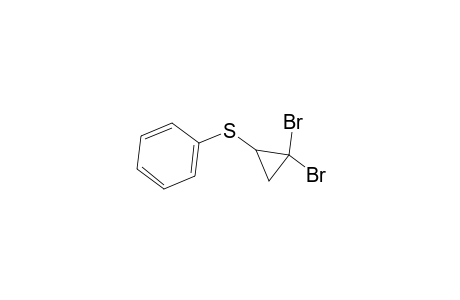 Benzene, [(2,2-dibromocyclopropyl)thio]-