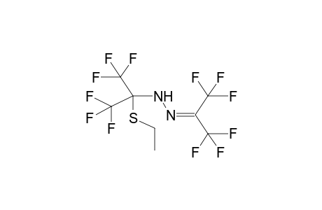 HEXAFLUOROACETONE, N'-(ALPHA-ETHYLTHIO)HEXAFLUOROISOPROPYLHYDRAZONE