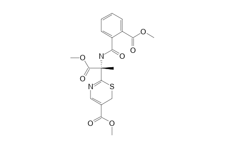 7S-METHYL-2-(5-METHOXYCARBONYL-6H-1,3-THIAZIN-2-YL)-2-(ORTHO-METHYLCARBONYLBENZAMIDE)-PROPANOATE