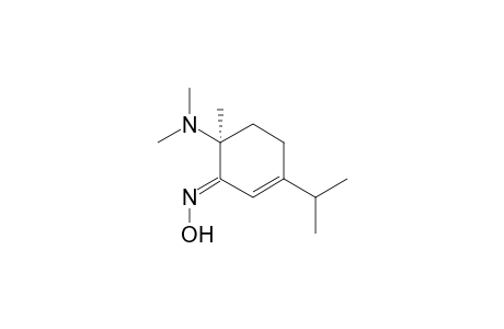 (1S)-1-Dimethylamino-p-menth-3-en-2-one (E)-oxime