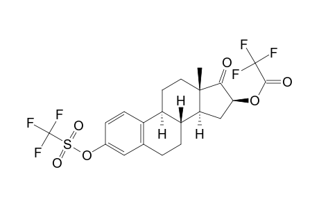 16.beta.-(Trifluoroacetoxy)-3-[[(trifluoromethyl)sulonyl]oxy]estra-1,3,5(10)-trien-17-one