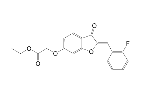 acetic acid, [[(2Z)-2-[(2-fluorophenyl)methylene]-2,3-dihydro-3-oxobenzofuranyl]oxy]-, ethyl ester