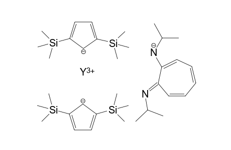 yttrium(III) (E)-isopropyl(7-(isopropylimino)cyclohepta-1,3,5-trien-1-yl)amide bis(2,5-bis(trimethylsilyl)cyclopenta-2,4-dien-1-ide)