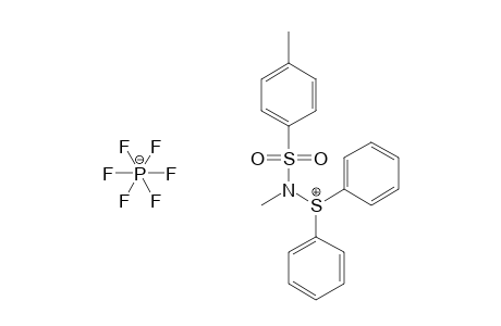 Sulfonium, [methyl[(4-methylphenyl)sulfonyl]amino]diphenyl-, hexafluorophosphate(1-), salt