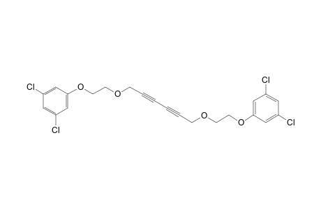 1,3-dichloro-5-[2-[6-[2-(3,5-dichlorophenoxy)ethoxy]hexa-2,4-diynoxy]ethoxy]benzene
