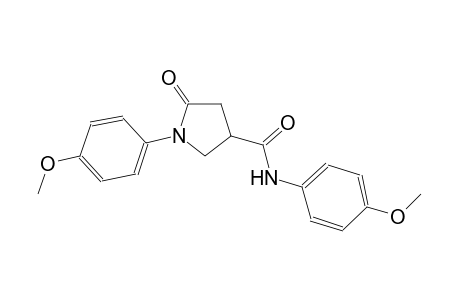 3-pyrrolidinecarboxamide, N,1-bis(4-methoxyphenyl)-5-oxo-