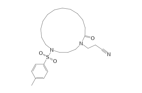 1,5-Diazacycloheptadecane-1-propanenitrile, 5-[(4-methylphenyl)sulfonyl]-17-oxo-