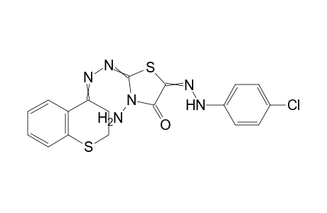 3-Amino-2-(thiochroman-4-ylideneazo)-5-(4-chlorophenylazo)-thiazol-4-one