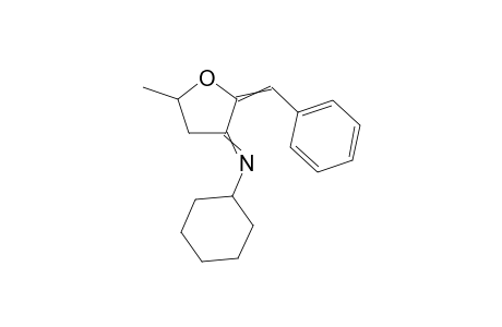 2-Benzylidene-N-cyclohexyl-5-methyldihydrofuran-3(2H)-imine
