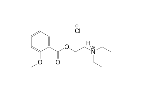 N,N-diethyl-2-[(2-methoxybenzoyl)oxy]ethanaminium chloride