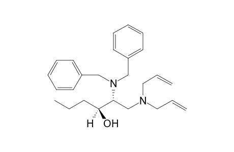 (2R,3S)-1-(diallylamino)-2-(dibenzylamino)hexan-3-ol