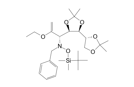 (ANTI)-N-BENZYL-O-(TERT.-BUTYLDIMETHYLSILYL)-N-[(1S)-2-ETHOXY-1-[(4S,4'R)-2,2,2',2'-TETRAMETHYL-4,4'-BI-(1,3-DIOXOLAN)-5-YL]-ALLYL]-HYDROXYLAMINE