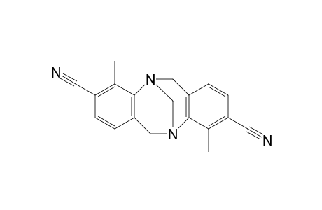 (rac)-3,9-dicyano-4,10-dimethyl-6H,12H,5,11-methanodi-benzo[b,f][1,5]diazocine