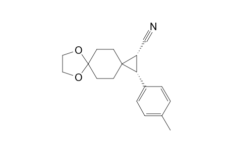 (1R*,2S*)-2-(p-Tolyl)-7,10-dioxadispiro[2.2.4.2]dodecane-1-carbonitrile