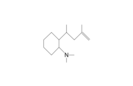 1-Dimethylamino-2-(1,3-dimethyl-3-butenyl)-cyclohexane diast.1