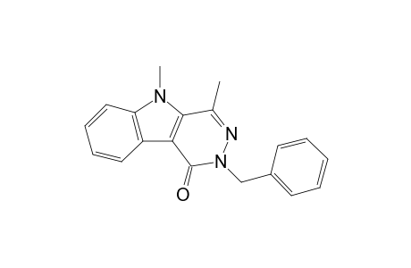 2-Benzyl-4,5-dimethyl-2,5-dihydro-1H-pyridazino[4,5-b]indol-1-one