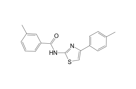 3-Methyl-N-[4-(4-methylphenyl)-1,3-thiazol-2-yl]benzamide