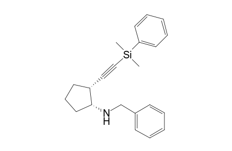 1-[2-(Dimethylphenylsilyl)ethynyl]-N-benzylcyclopentaneamine