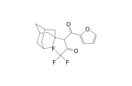 1,3-Butanedione, 4,4,4-trifluoro-1-(2-furanyl)-2-tricyclo[3.3.1.1(3,7)]dec-1-yl-