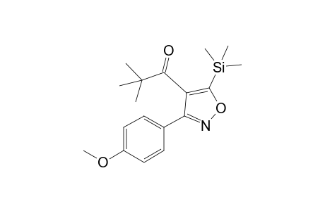 1-[3-(4-Methoxyphenyl)-5-(trimethylsilyl)isoxazol-4-yl]-2,2-dimethylpropan-1-one